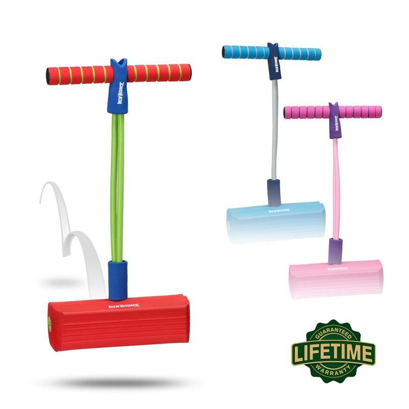 New Bounce Pogo Stick for Toddlers - Foam Jumper for Age 3 4 5 6 7 8 - Outdoor Jumping Toys - Birthday Gift for Toddler Girls and Boys - Image 1